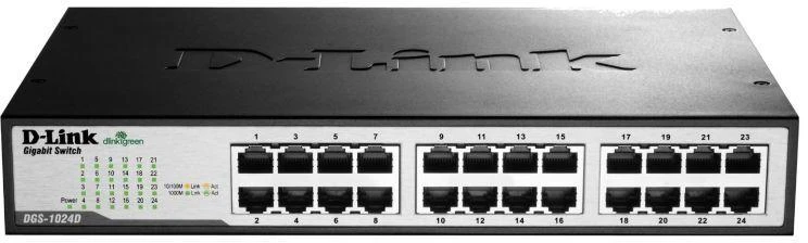 Šakotuvas SWITCH DGS-1024D/E 24 PRIEVADŲ D-Link