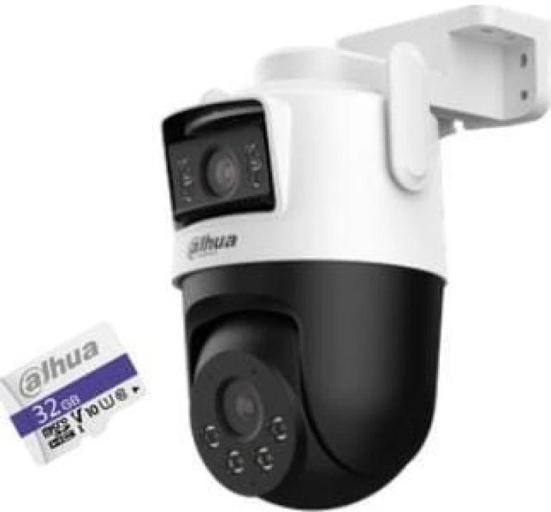 „Dahua“ dviguba, 3+3MP vaizdo kamera / „WiFi 6“ / IP66 / dirbtinio intelekto aptikimas / garso ir šviesos signalizacija / išmanioji dviguba šviesa / ryšio sekimas