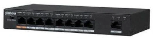 Šakotuvas SWITCH POE PFS3009-8ET1GT-96-V2 8 PRIEVADŲ DAHUA