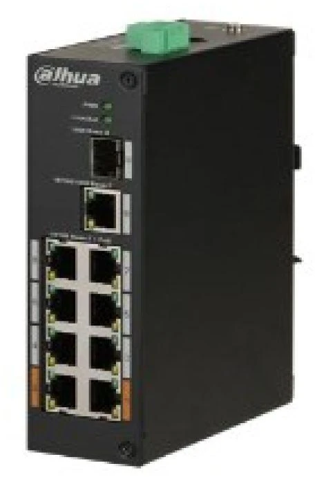 Šakotuvas PRAMONINIS SWITCH'AS POE PFS3110-8ET-96-V2 8 PRIEVADŲ SFP DAHUA