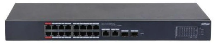 Šakotuvas Dahua Technology CS4218-16ET-240 – 16 prievadų PoE komutatorius + 2 RJ45/SFP