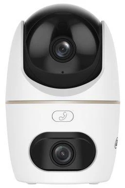 „Dahua“ pasukama vidinė kamera dviguba 3+3MP / 2.4/5GHz dviejų dažnių „WiFi 6/SMD“