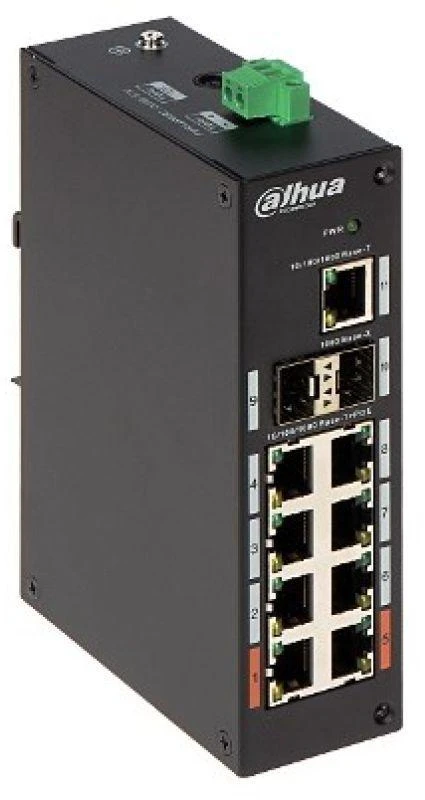 Šakotuvas SWITCH POE PFS3211-8GT-120-V2 8 PRIEVADŲ SFP DAHUA