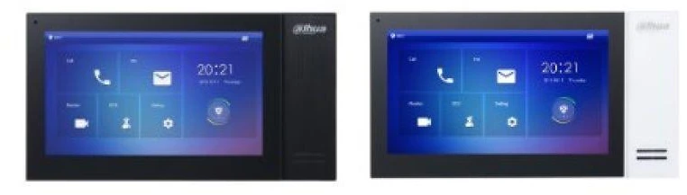 Dahua Technology Co IP domofono monitorius 7 colių, PoE, veikia tik SIP protokolu, juodas