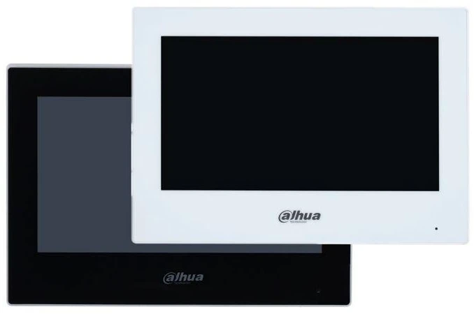 Dahua IP domofono monitorius 7 colių, PoE, veikia tik SIP protokolu, Wi-Fi, baltas