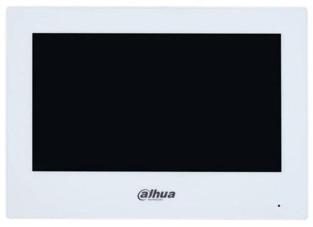Dahua IP domofono monitorius 7 colių, PoE, veikia tik SIP protokolu, Wi-Fi, baltas