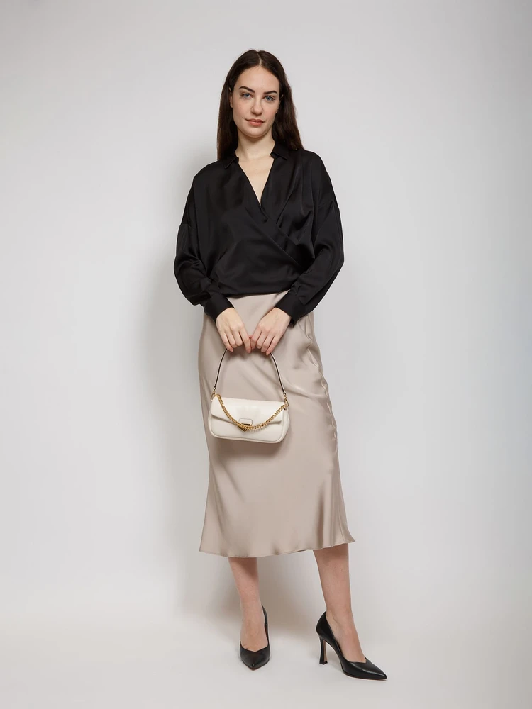 Damska listonoszka Michael Kors 35S6G1SC1Y jasnokremowa
