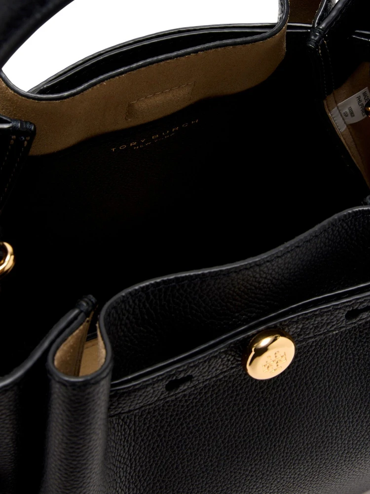 Damska skórzana torebka maišelis Tory Burch 166982 juoda