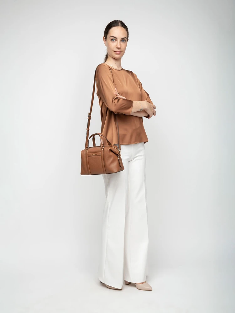 Damska torebka kuferek Michael Kors Beck 38H3GKNS5B koniakowa