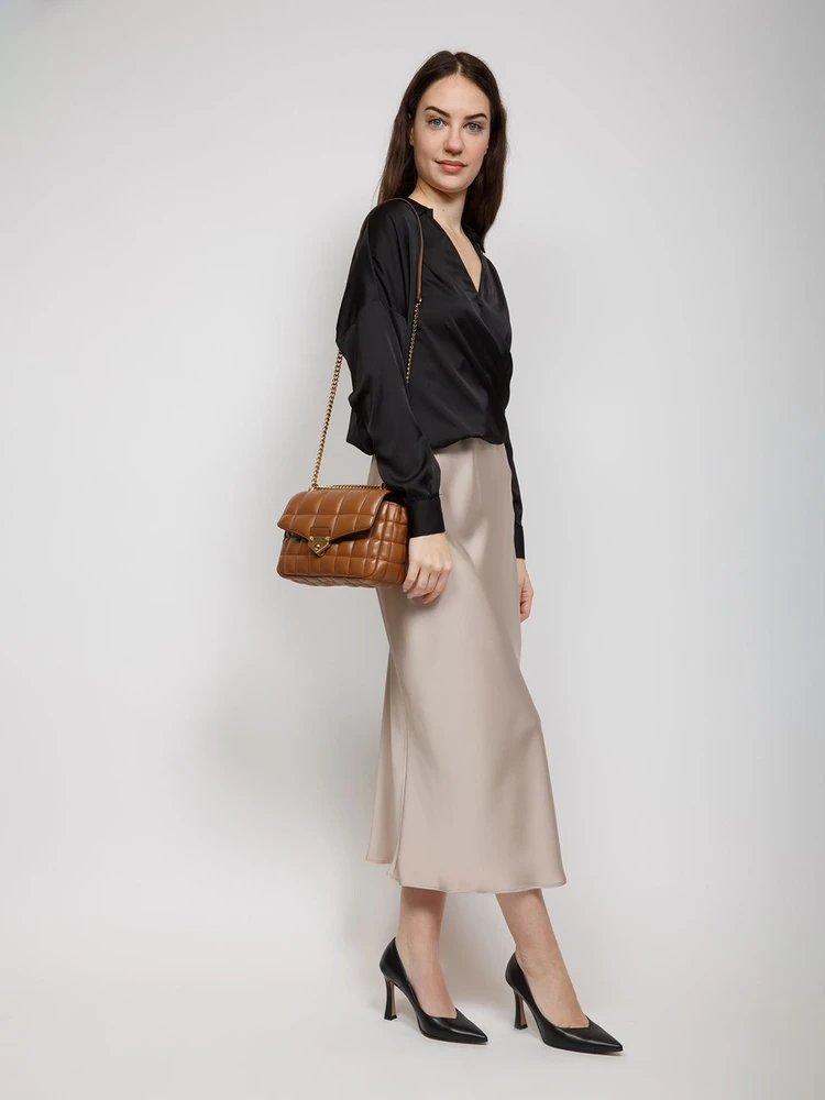 Damska torebka na ramię Michael Kors 35S6G1SL3Y koniakowa
