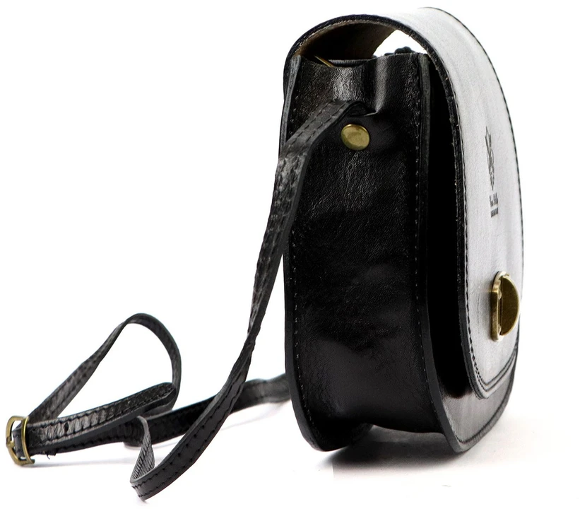 Moteriška odinė rankinė Gregorio 117, juoda, crossbody