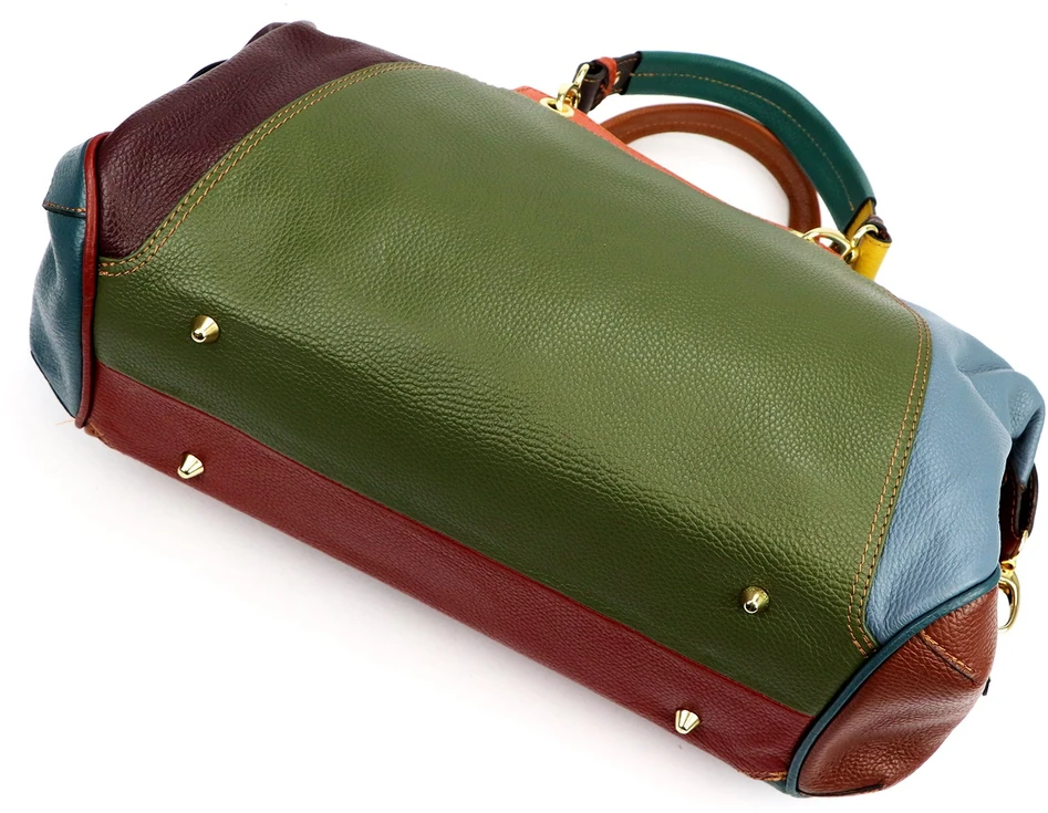 Duża skórzana torba damska A4 Luka 26-136 MULTI DOLLARO