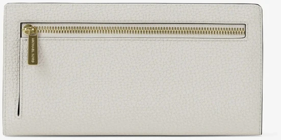 Damski portfel skórzany Michael Kors 35S5G2ZE3L, jasnokremowy