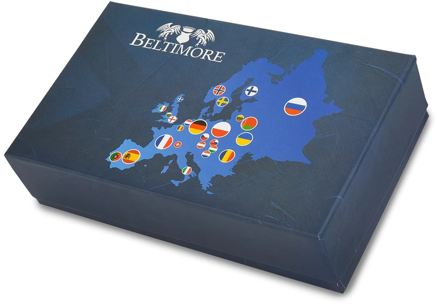 Damski portfel skórzany raudona duży RFiD Beltimore 036