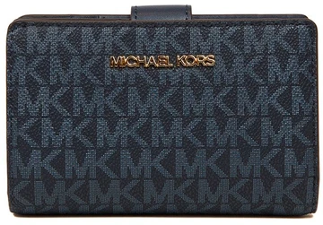 Damski portfel su brelokiem Michael Kors 35S6GTVF2B tamsiai mėlyna