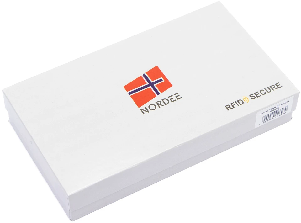 Damski portfel su naturalnej skóry Nordee ADL04-GG-05-DES