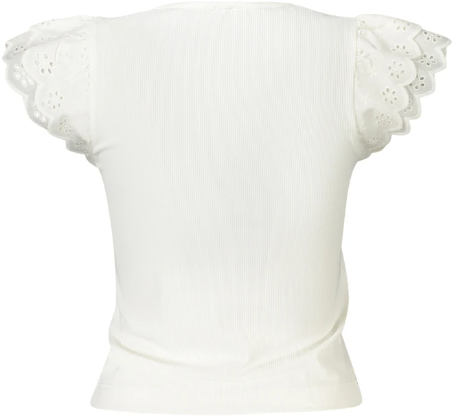 Damski T-shirt Guess Jeans su dekoltem w serek
