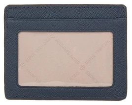 Damskie etui na karty Michael Kors 35H6STVD7L tamsiai mėlyna