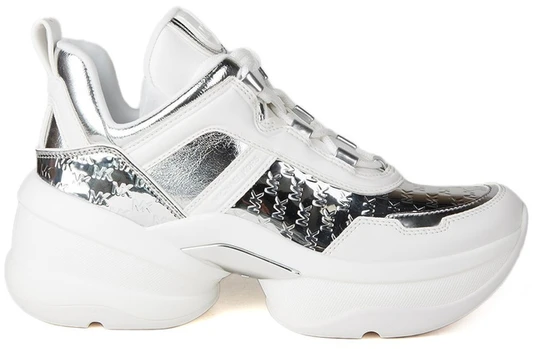 Damskie sneakersy Michael Kors 49F5OLFS1M Sidabrinė