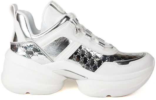 Damskie sneakersy Michael Kors 49F5OLFS1M Sidabrinė