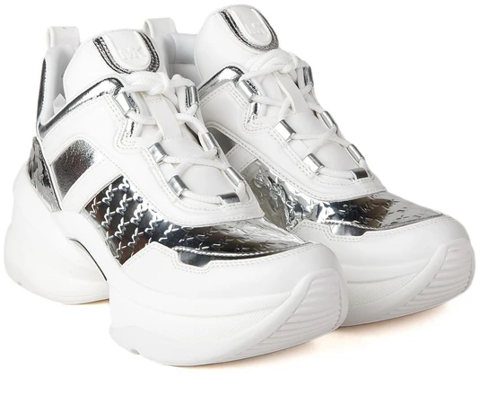Damskie sneakersy Michael Kors 49F5OLFS1M Sidabrinė