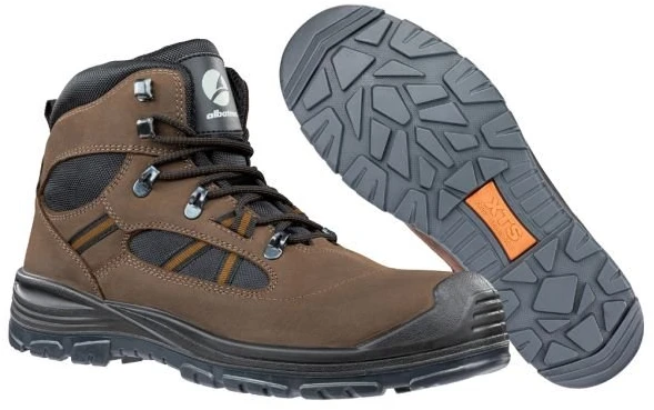 Darbiniai batai Albatros Timber Mid M, rudi