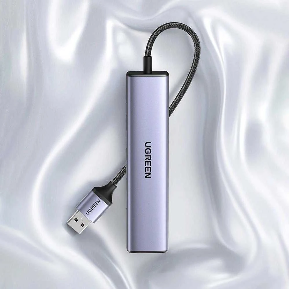 UGREEN 5in1 USB-A 3x USB 3.0 + RJ45 + USB-C adapteriai
