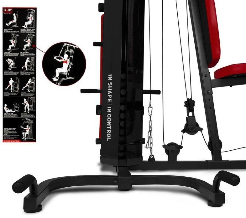 Body Sculpture Daugiafunkcinis treniruoklis PRO BMG 4700 suolas su 66 kg svorių komplektu