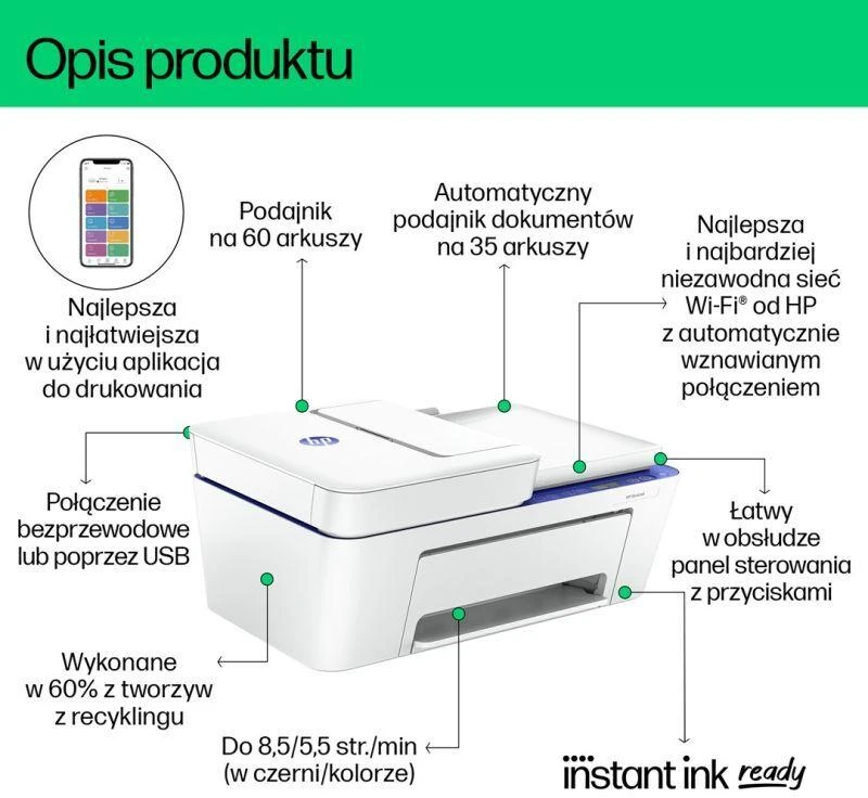 Spausdintuvas HP DeskJet 4230e All-in-One