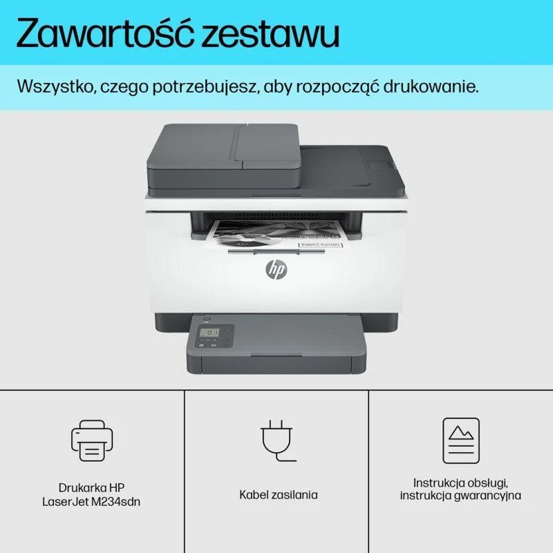 HP LaserJet MFP M234sdn Lazerinis spausdintuvas (6GX00F)