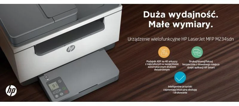 HP LaserJet MFP M234sdn Lazerinis spausdintuvas (6GX00F)