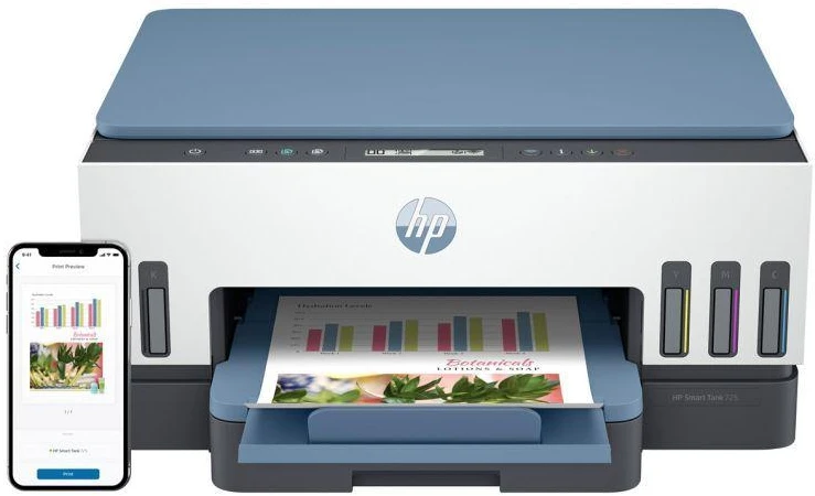 Daugiafunkcis Spausdintuvas - HP Smart Tank 725 A4 4800x1200 DPI 15ppm Wi-Fi