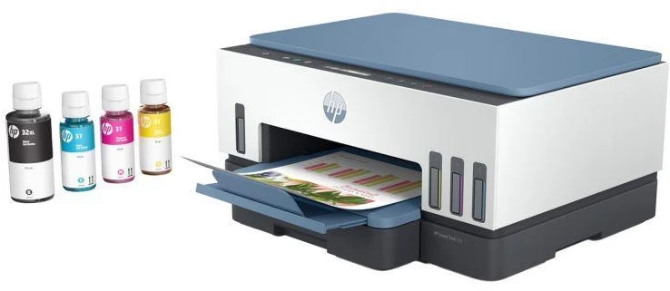 Daugiafunkcis Spausdintuvas - HP Smart Tank 725 A4 4800x1200 DPI 15ppm Wi-Fi