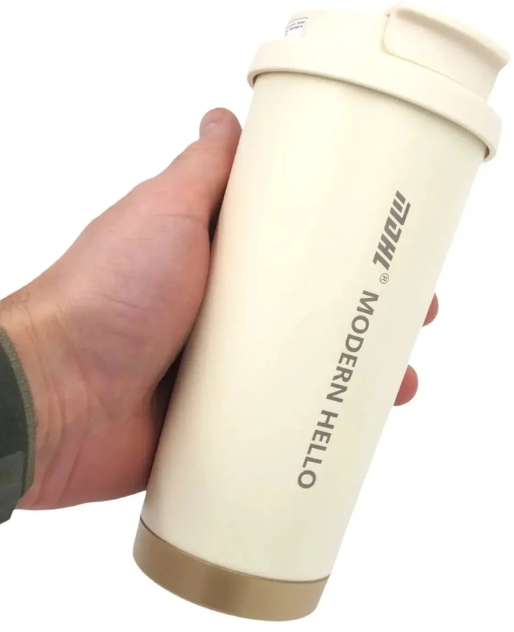 Daugkartinis kavos puodelis su dangteliu 530 ml (MD-KB36)