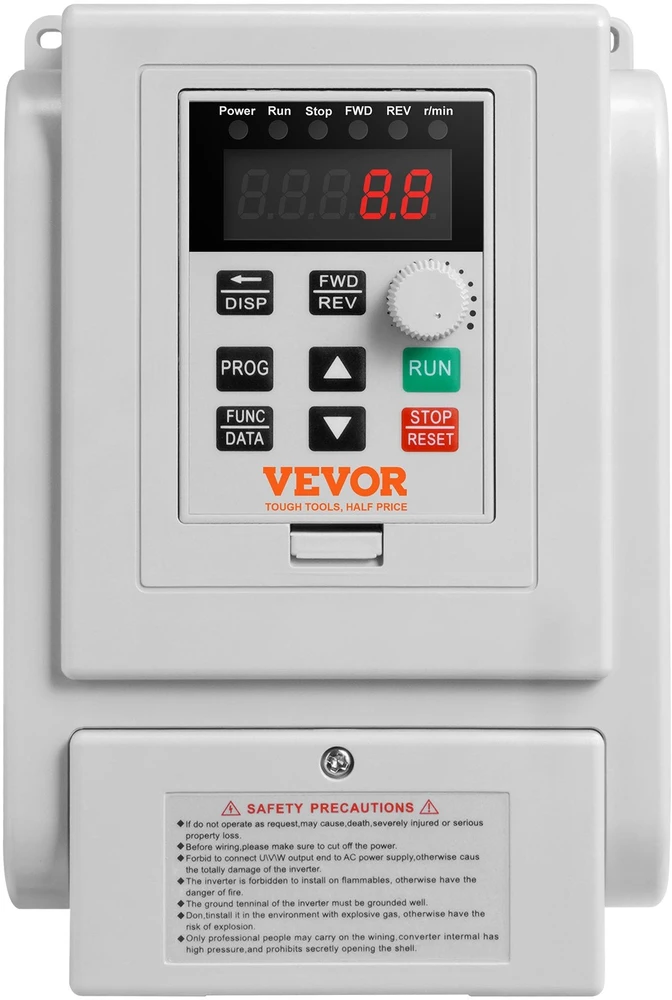 VEVOR VFD 4KW, 18A, 5AG dažnio keitiklis