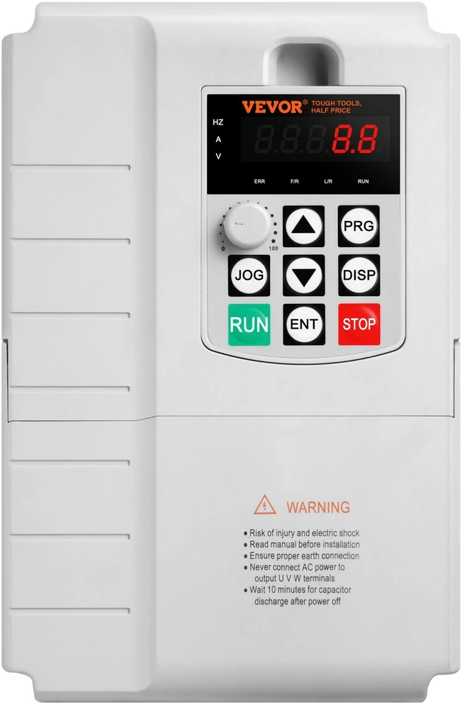 VEVOR 7,5 kW 10 AG kintamo dažnio keitiklis