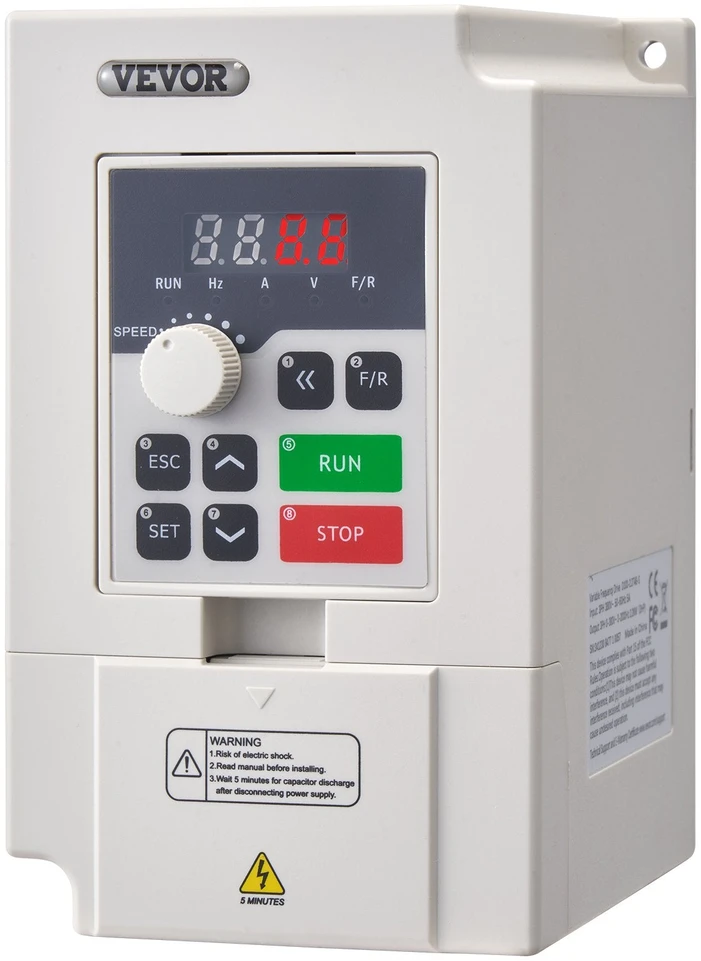 VEVOR Kintamo dažnio pavaros keitiklis 3PH, 2.2KW