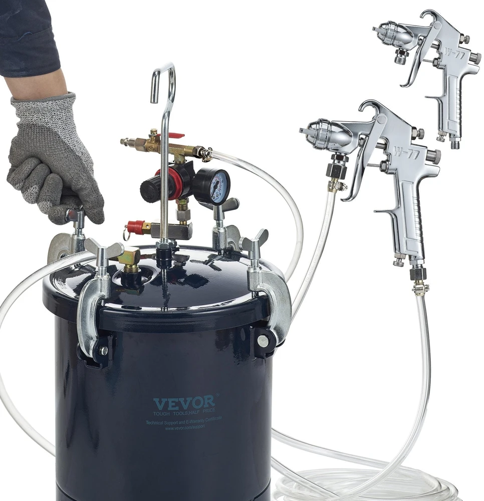 VEVOR Dažų purškimo slėgio bakas, 10L