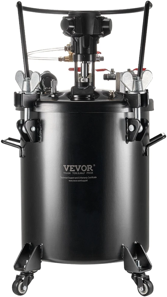 VEVOR Dažų purškimo slėgio talpa 30 l su automatiniu maišymu