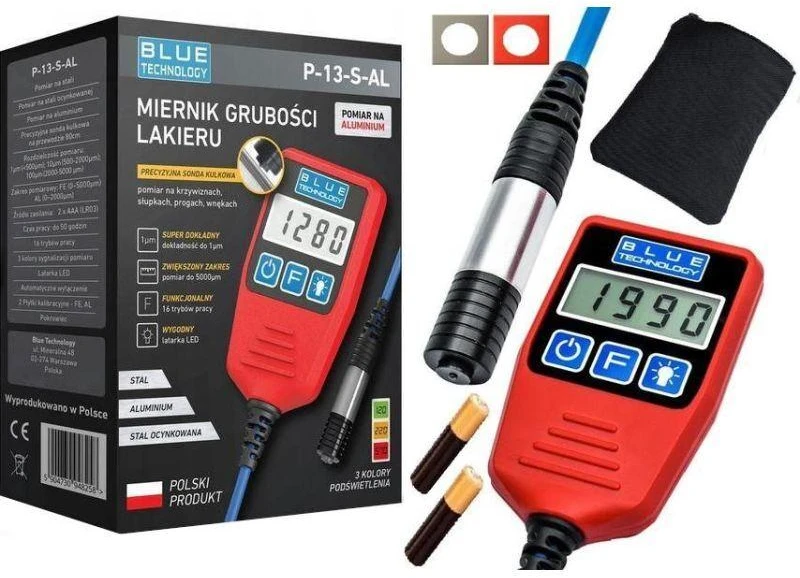 Blue Technology Dažų storio matuoklis P-13-S-AL