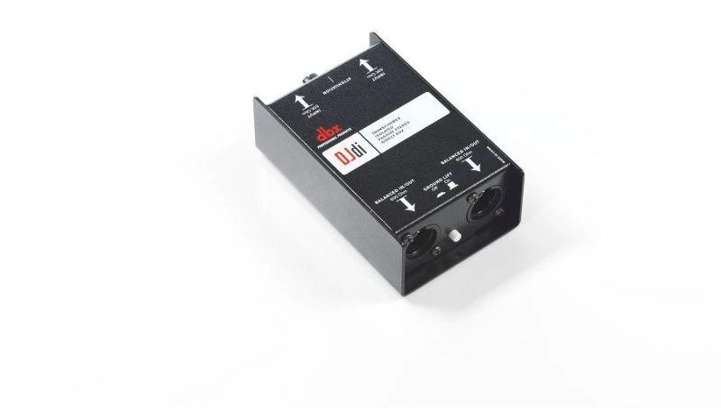 Behringer Carruzzo dbx DBXDJDI paskirstymo dėžutė „Passive direct box“ signalo konverteris Juoda