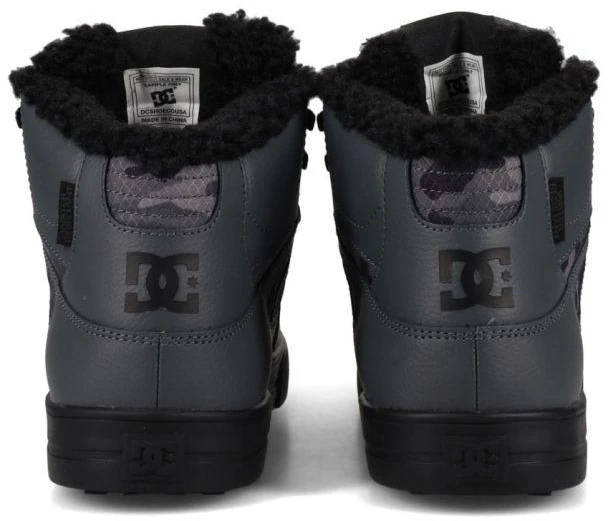 DC batai PURE HIGH TOP WC WNT DC01802021 Tamsiai Pilki