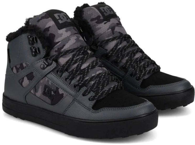 DC batai PURE HIGH TOP WC WNT DC01802021 Tamsiai Pilki