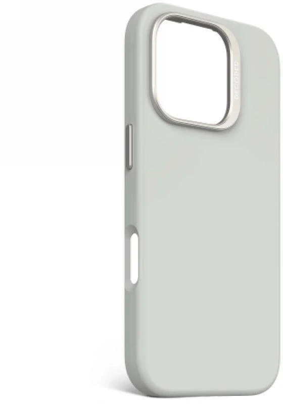 Decoded AntiMicrobial Silikoninis Backcover MagSafe Apple iPhone 16 Pro - dėklas telefonui pilkos spalvos