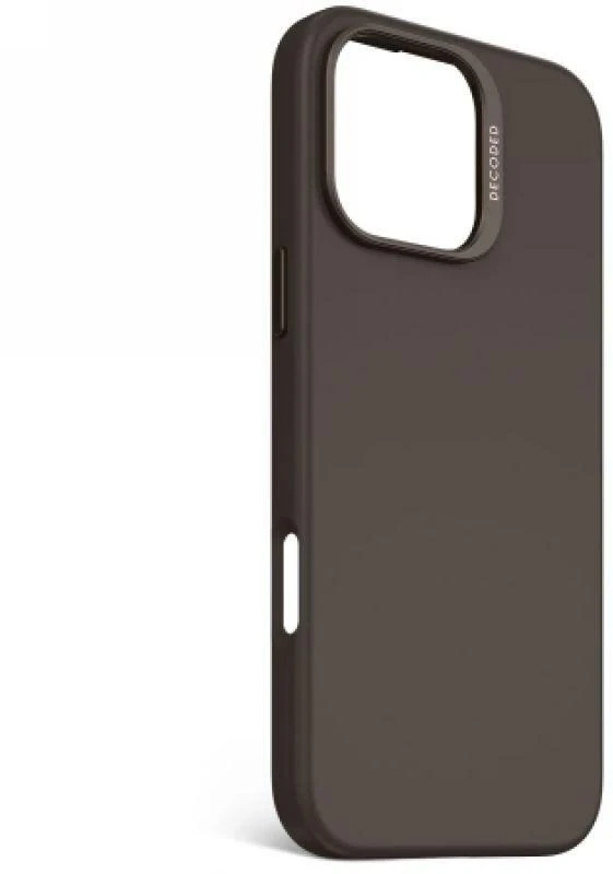 Dėklas Decoded Dekoduotas antimikrobinis silikoninis dangtelis MagSafe Apple iPhone 16 Pro Max – tamsiai ruda