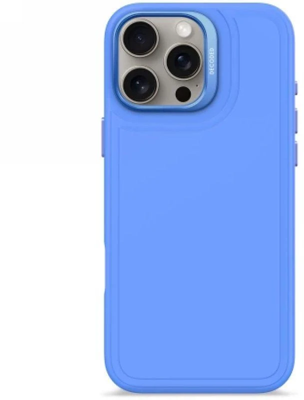 Decoded AntiMicrobial Silikoninis Stacks Backcover MagSafe Apple iPhone 16 Pro Max - dėklas telefonui mėlynos spalvos
