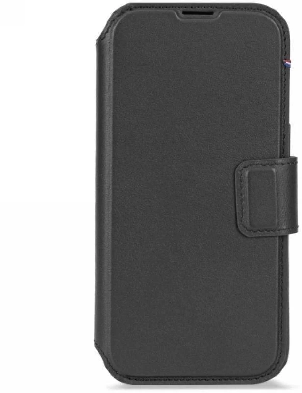 Decoded Odinis nuimamas piniginės dėklas – su „MagSafe“ suderinamas odinis apsauginis dėklas, skirtas „iPhone 17“ (juodas)