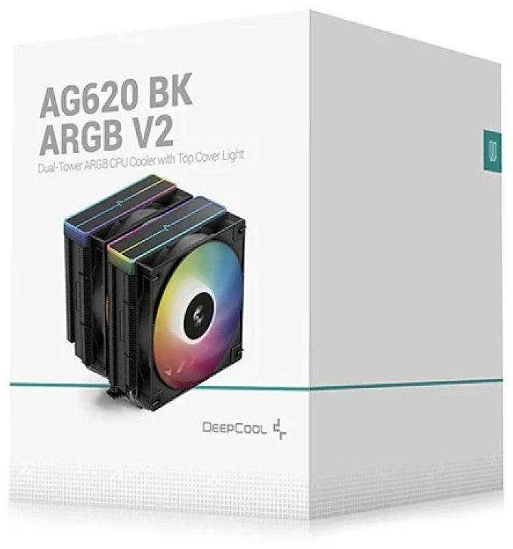 „Deepcool“ procesoriaus aušintuvas | AG620 BK ARGB | „Intel“, AMD