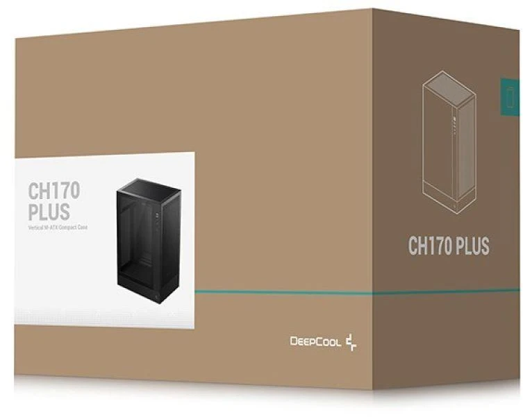DeepCool CH170 PLUS Tower Juodas