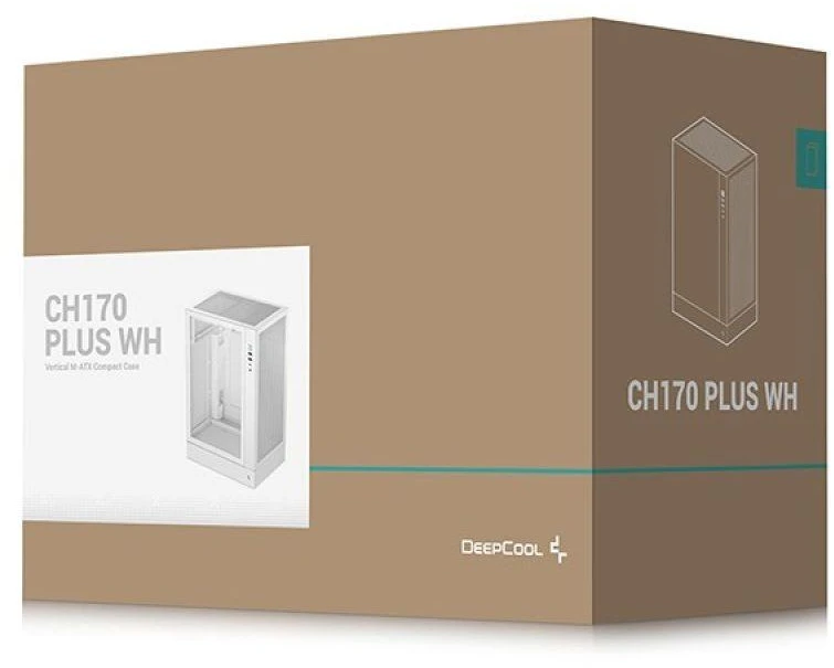 DeepCool CH170 PLUS WH Tower Baltas